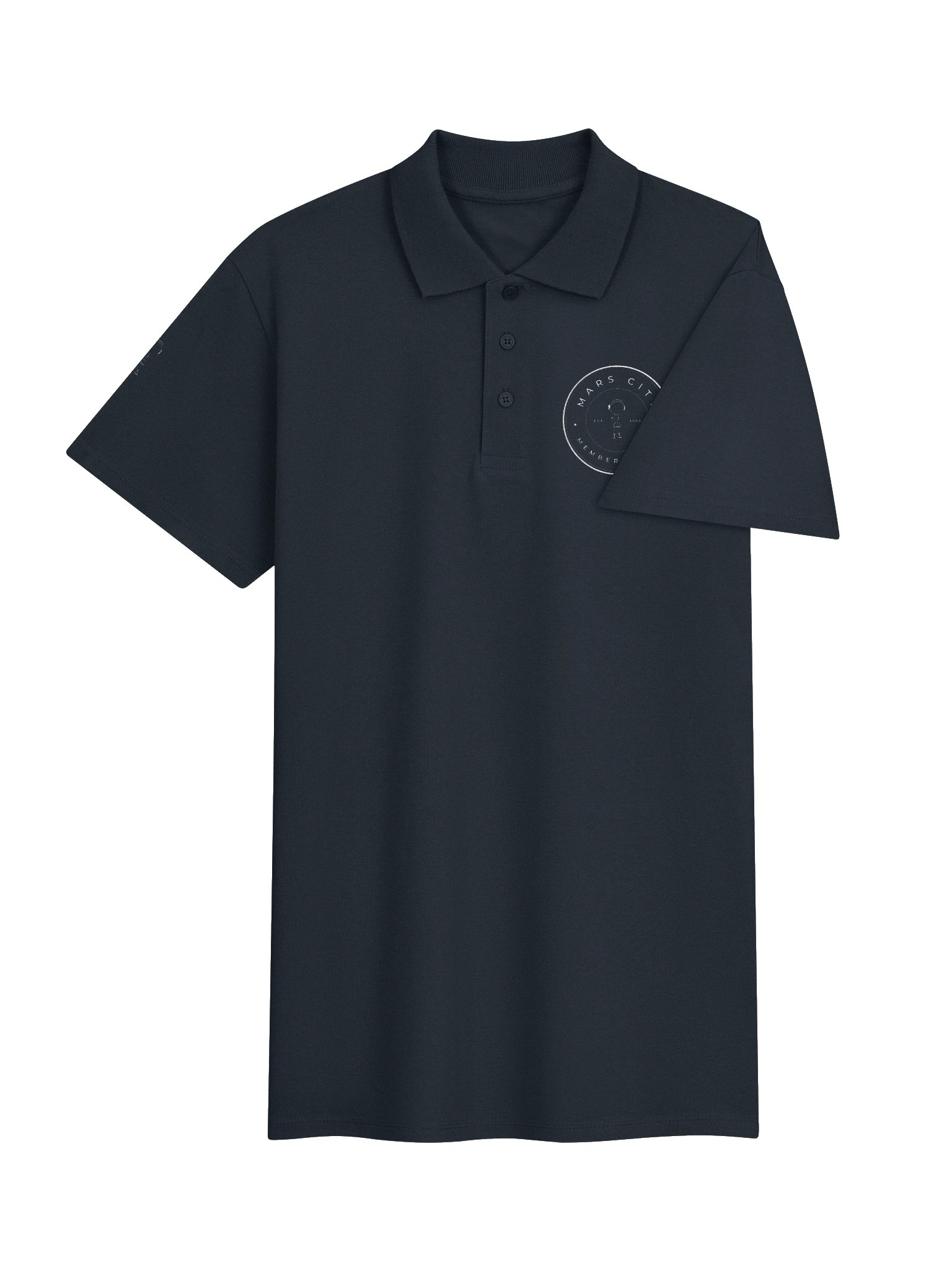Mars City Members Only Circle Logo Polo product image (4)