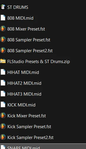 FLStudio Presets & ST Drums product image (2)