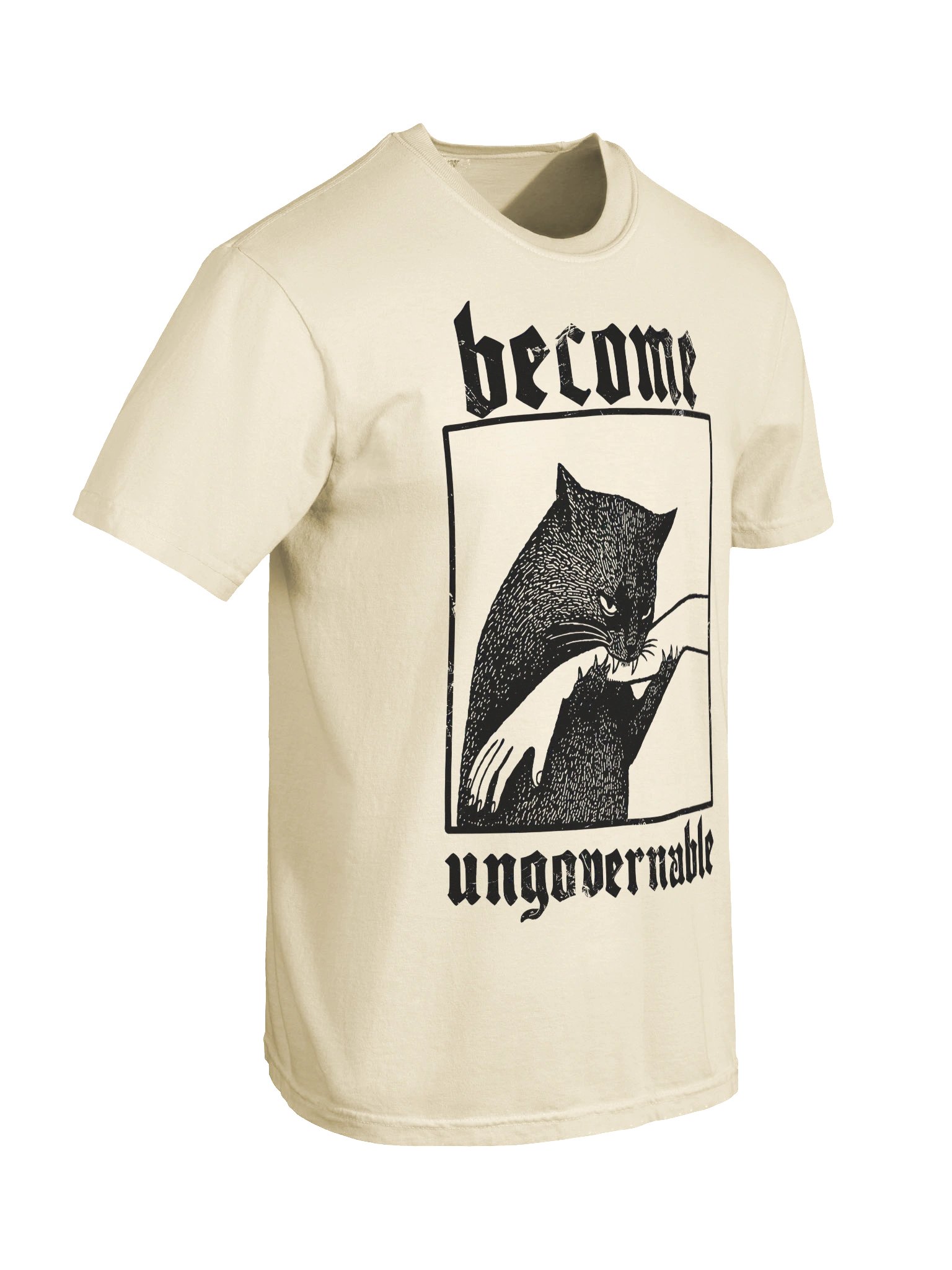 Black Cat Shirt, Comfort Colors Funny Cat Graphic Tee, Goth Alternative T-Shirt, Unisex product image (60)