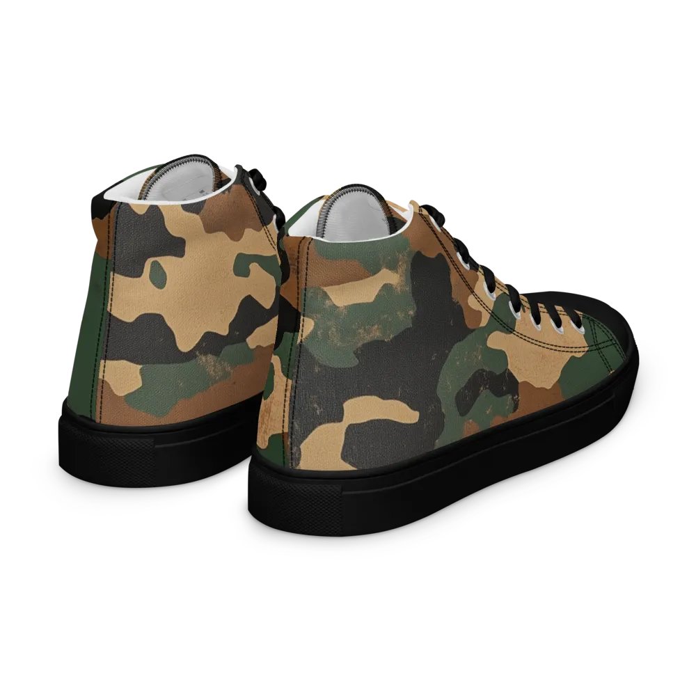 Retro Camo Women's High Tops product image (11)