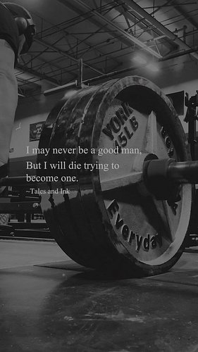 Just thankful to have a barbell in my hands. #teamoldandbroken
