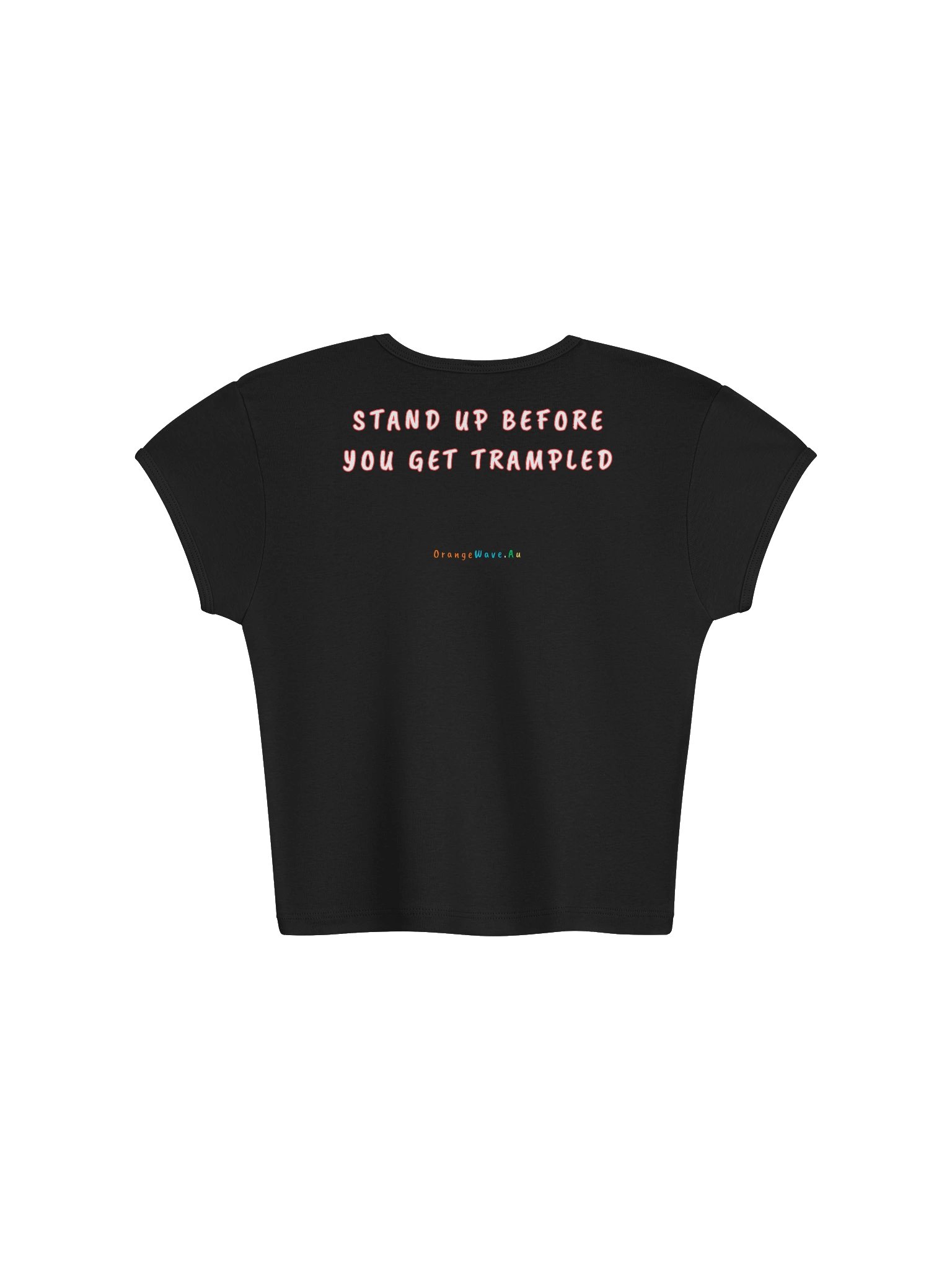 Warning: YOU RUN THE STATE Crop Tee product image (2)