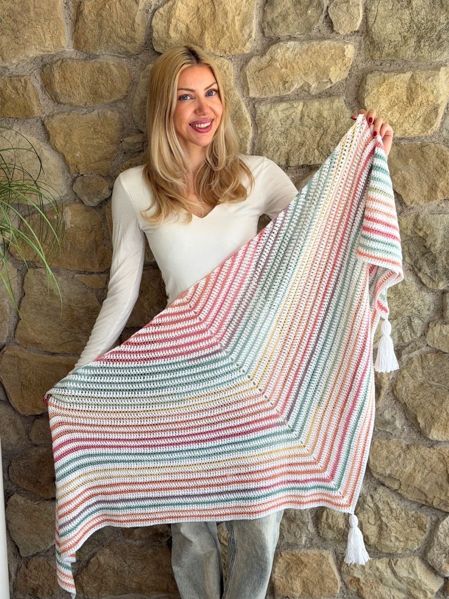 Easy Stripes Shawl product image (7)