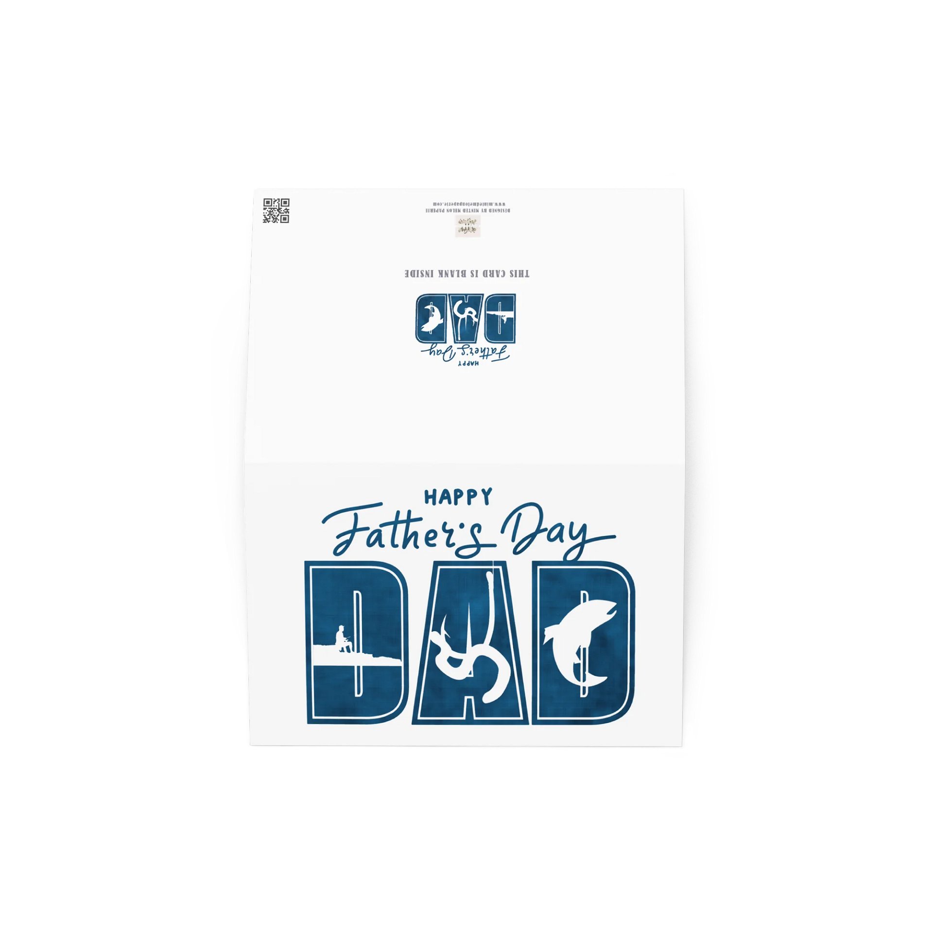 Happy Father's Day Dad Fisherman Greeting Card product image (3)