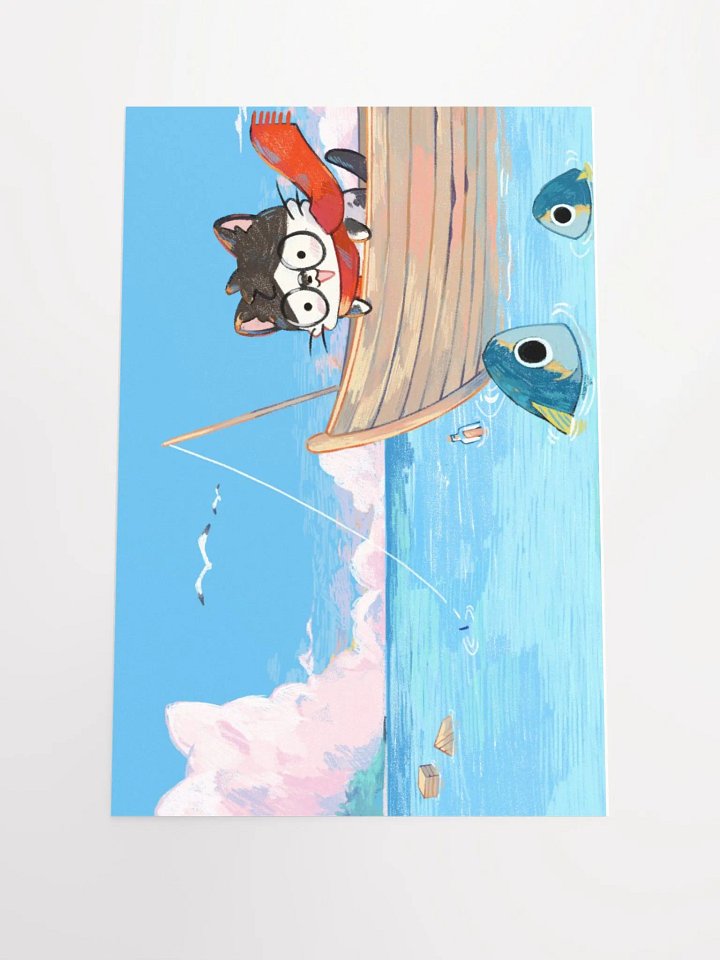 August Fishing Poster product image (2)