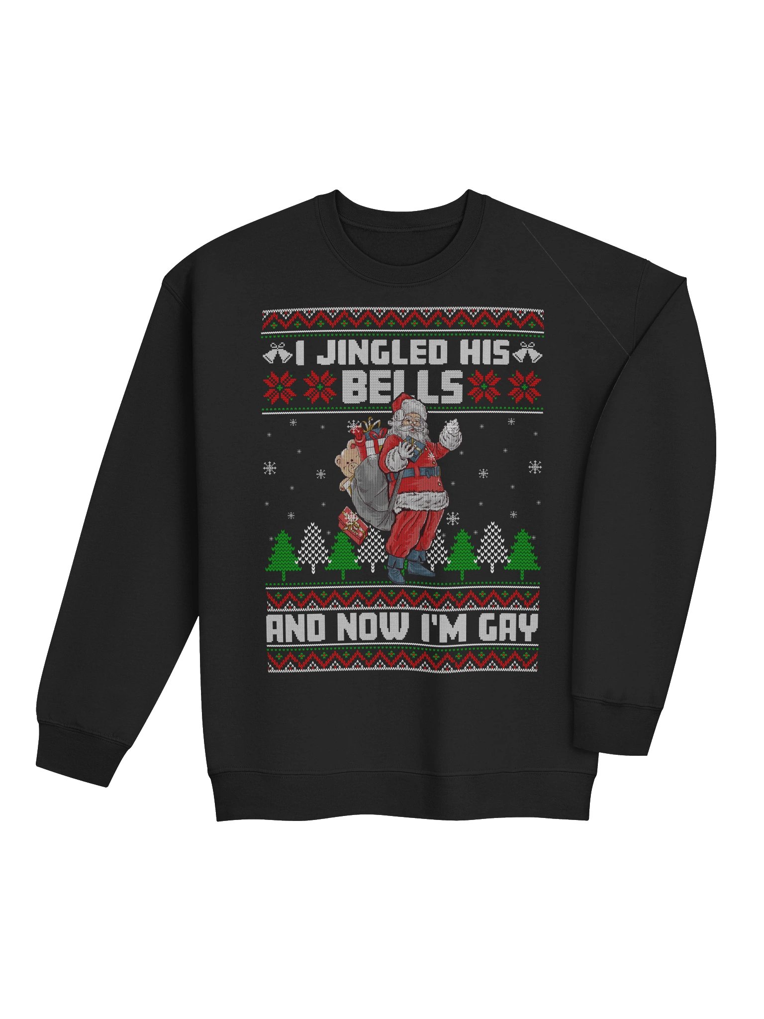 I Jingled His Bells And Now I'm Gay Ugly Christmas Sweater product image (18)