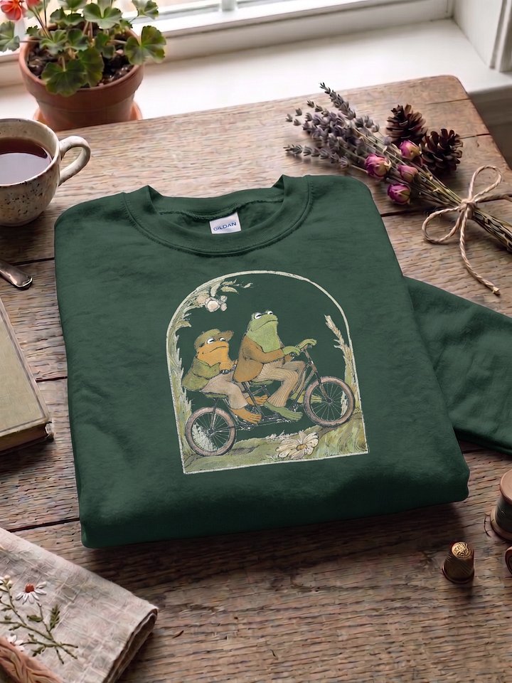 Frog and Toad Bike Unisex Sweatshirt product image (1)