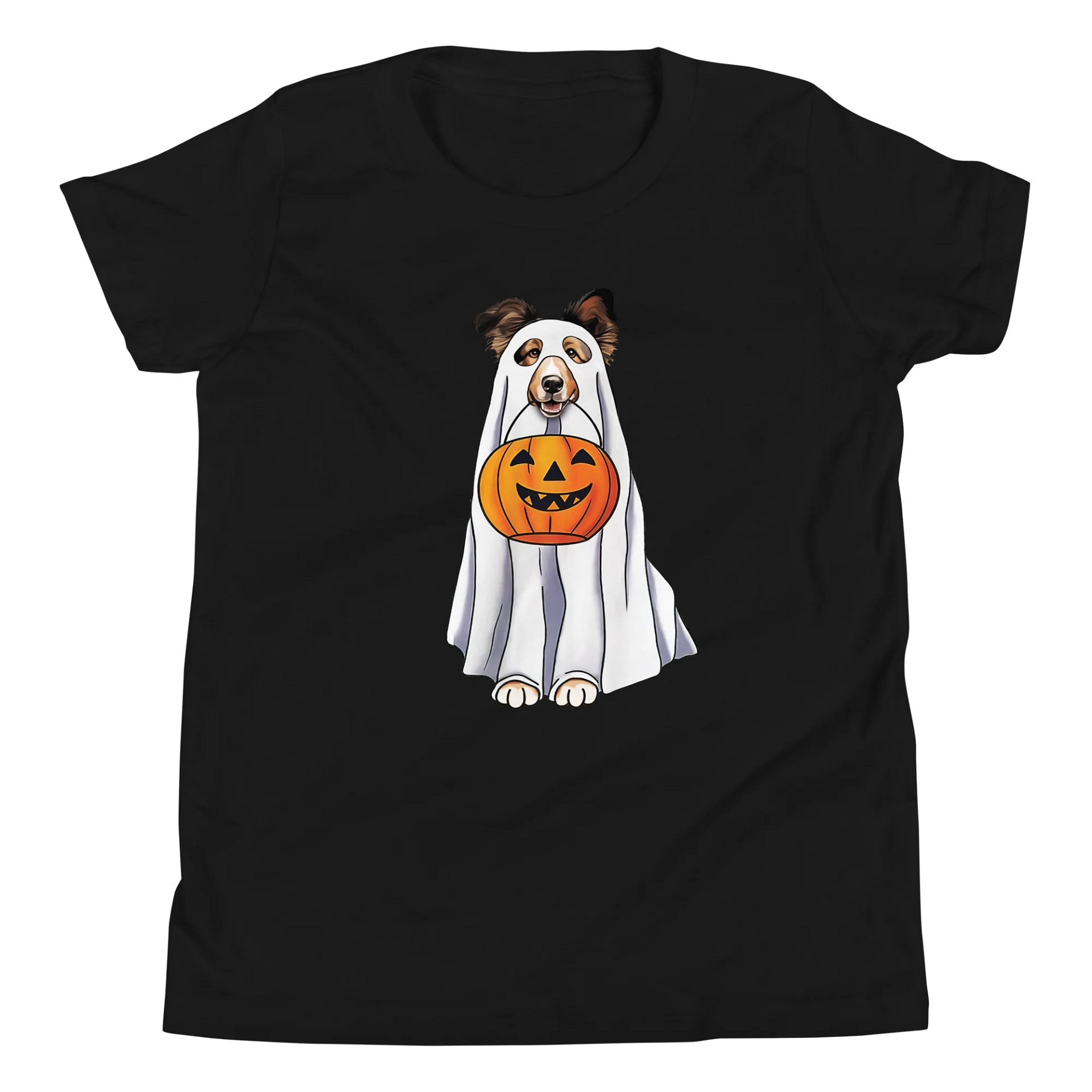 Halloween Shetland Sheepdog Youth T-Shirt product image (5)