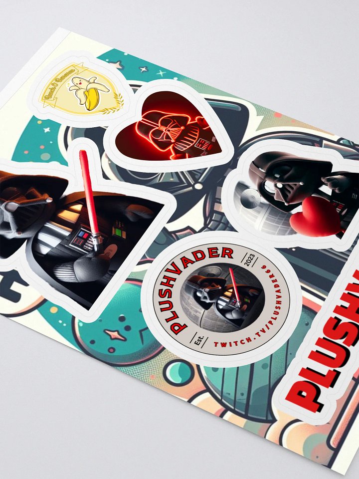 2024 PlushVader stickers product image (2)