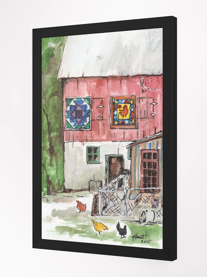 Mom's Farm Mom Painting Print (Framed) product image (2)
