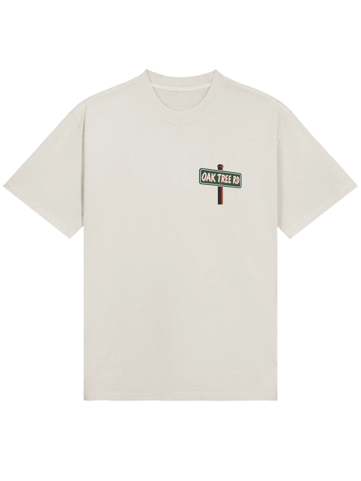 Oak Tree Road (Oversized Faded Tee, Front and Back) product image (1)