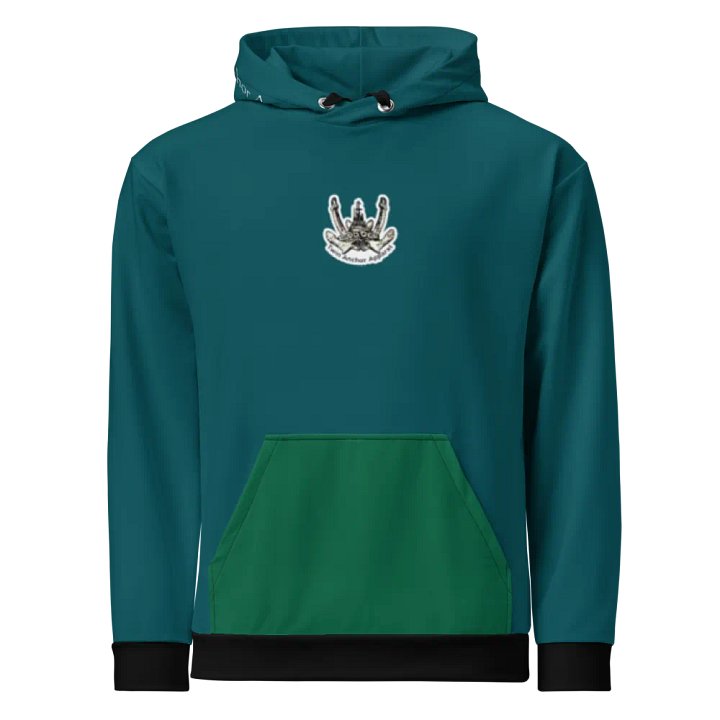 Mirrored Foss Tug & Barge Bridal Chain (Teal) – Performance Marine Wear | Twin Anchor Apparel North Current Line product image (2)
