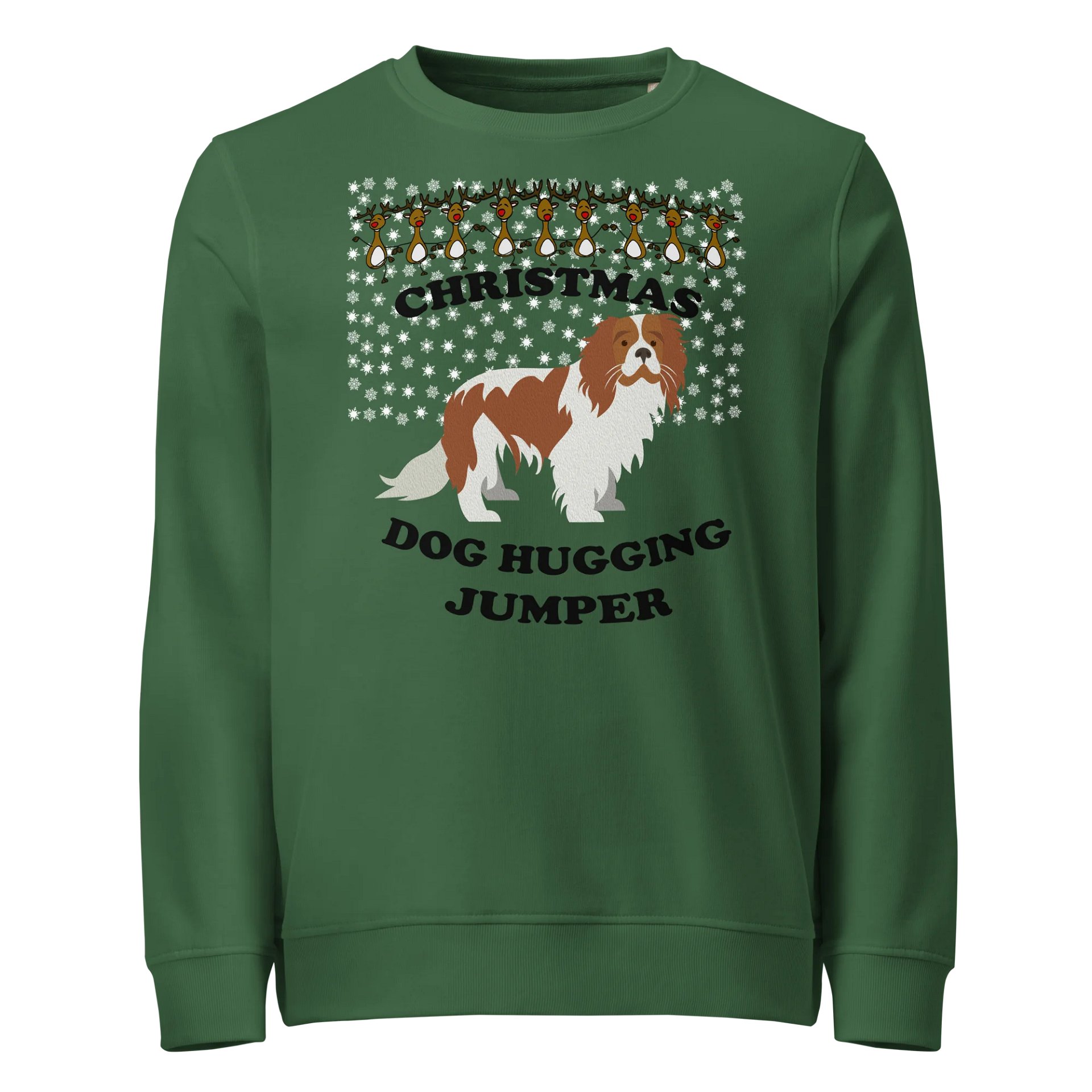 Christmas Dog Hugging, KC Spaniel product image (5)