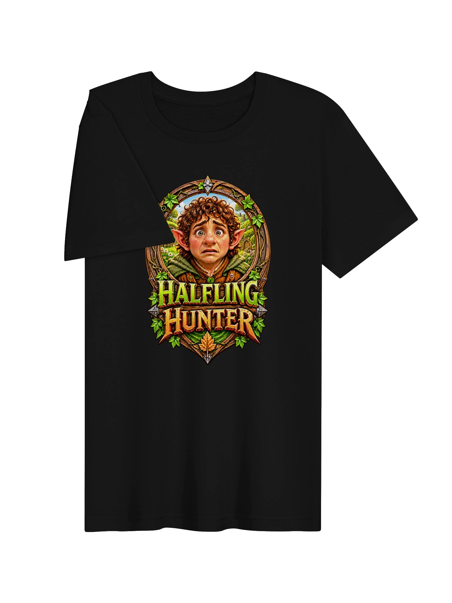 HALFLING HUNTER: Uh Oh | Fantasy RPG T-Shirt product image (3)