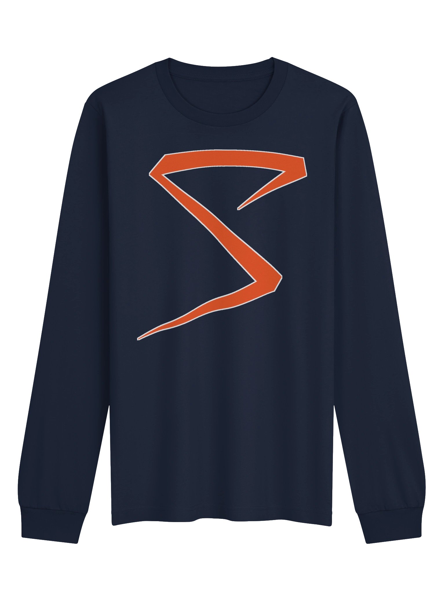 Midwest Sluggers S-Logo Navy Unisex Long Sleeve Tee product image (1)