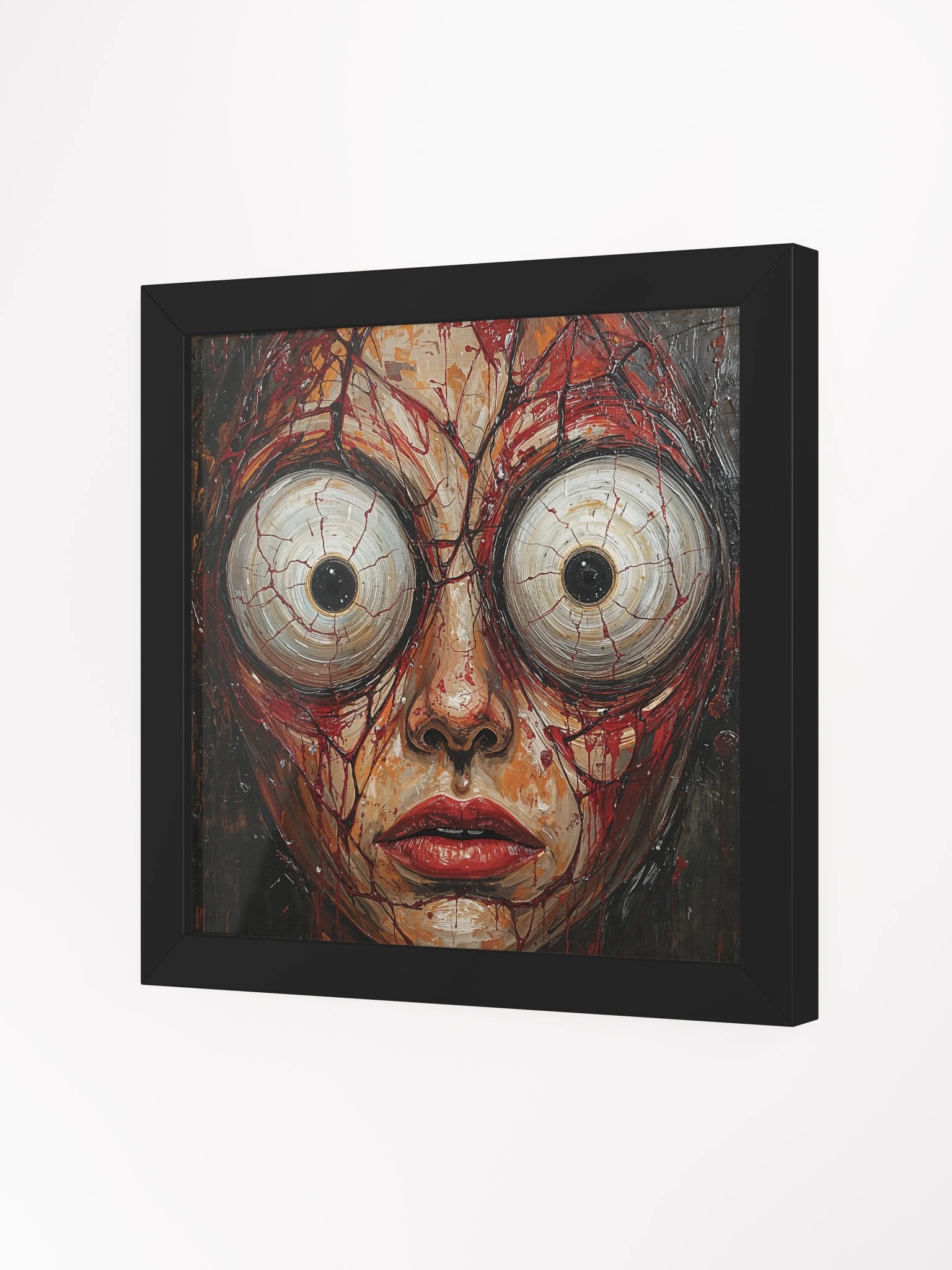The Moment Before the Scream Framed Print product image (7)