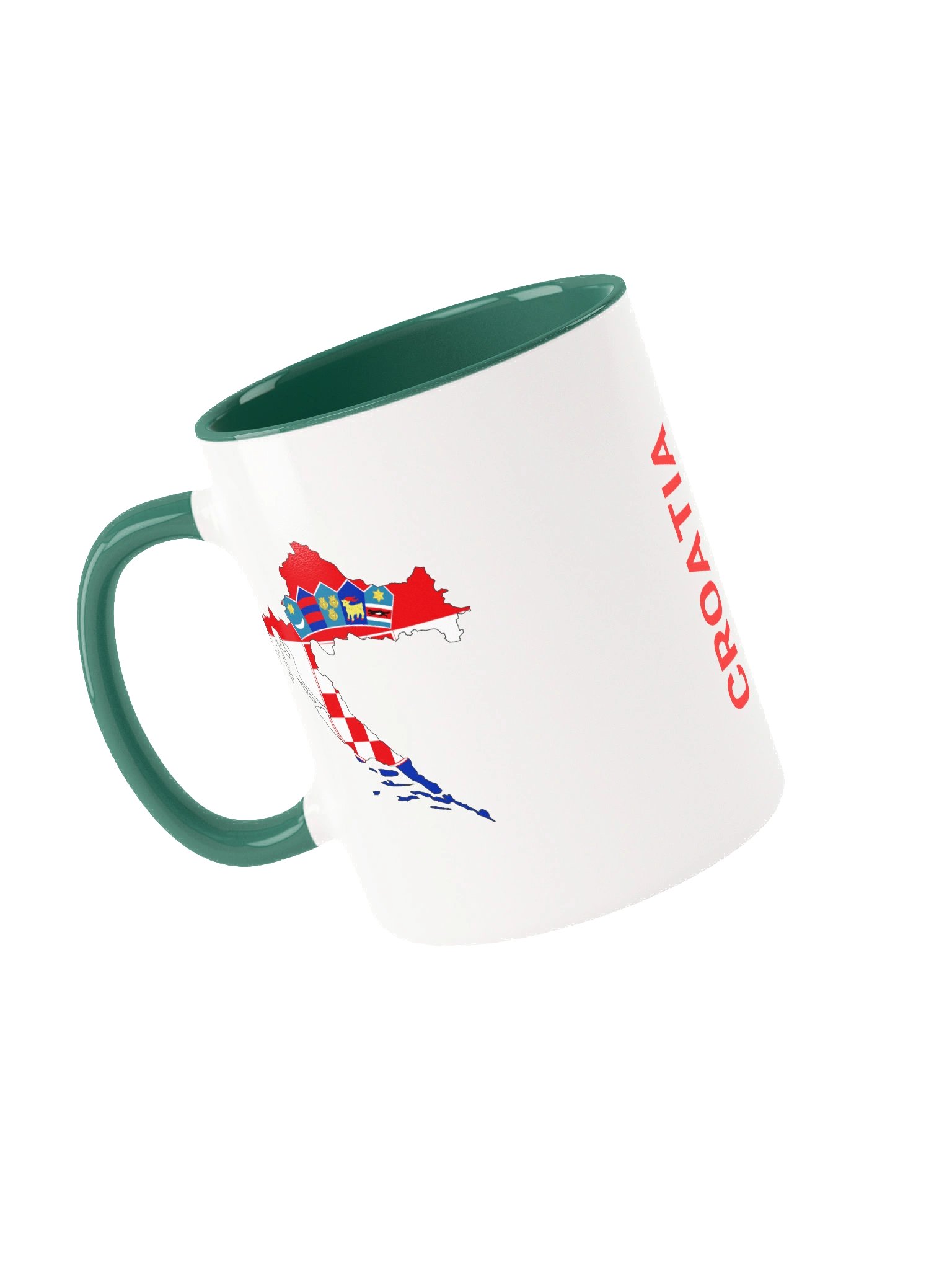 Croatia 2026 World Cup Flag Mug - Croatia Soccer Fan Coffee Cup - Premium Two-Tone Ceramic Mug product image (3)