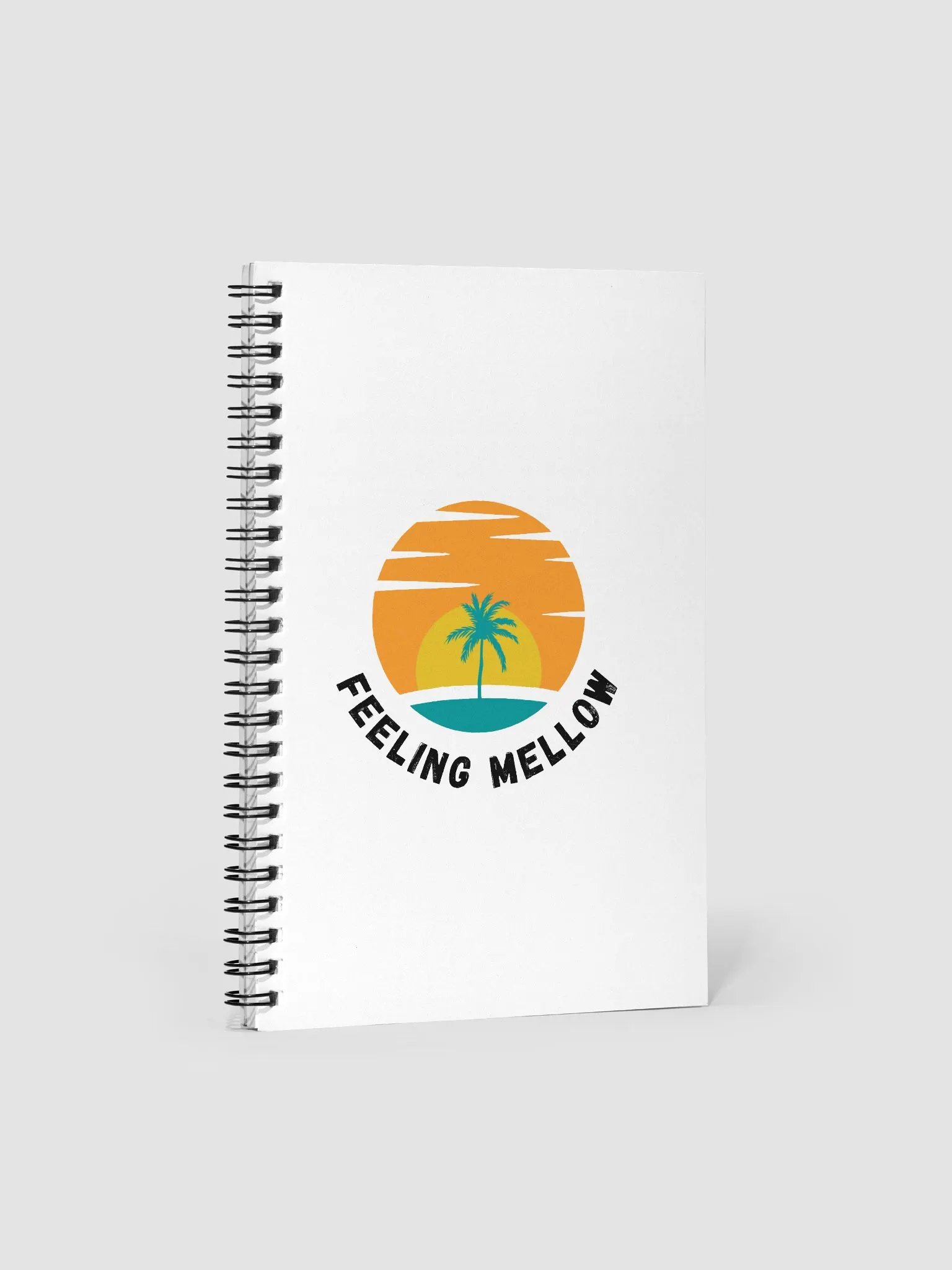 Feeling Mellow Sunset Spiral Notebook product image (1)