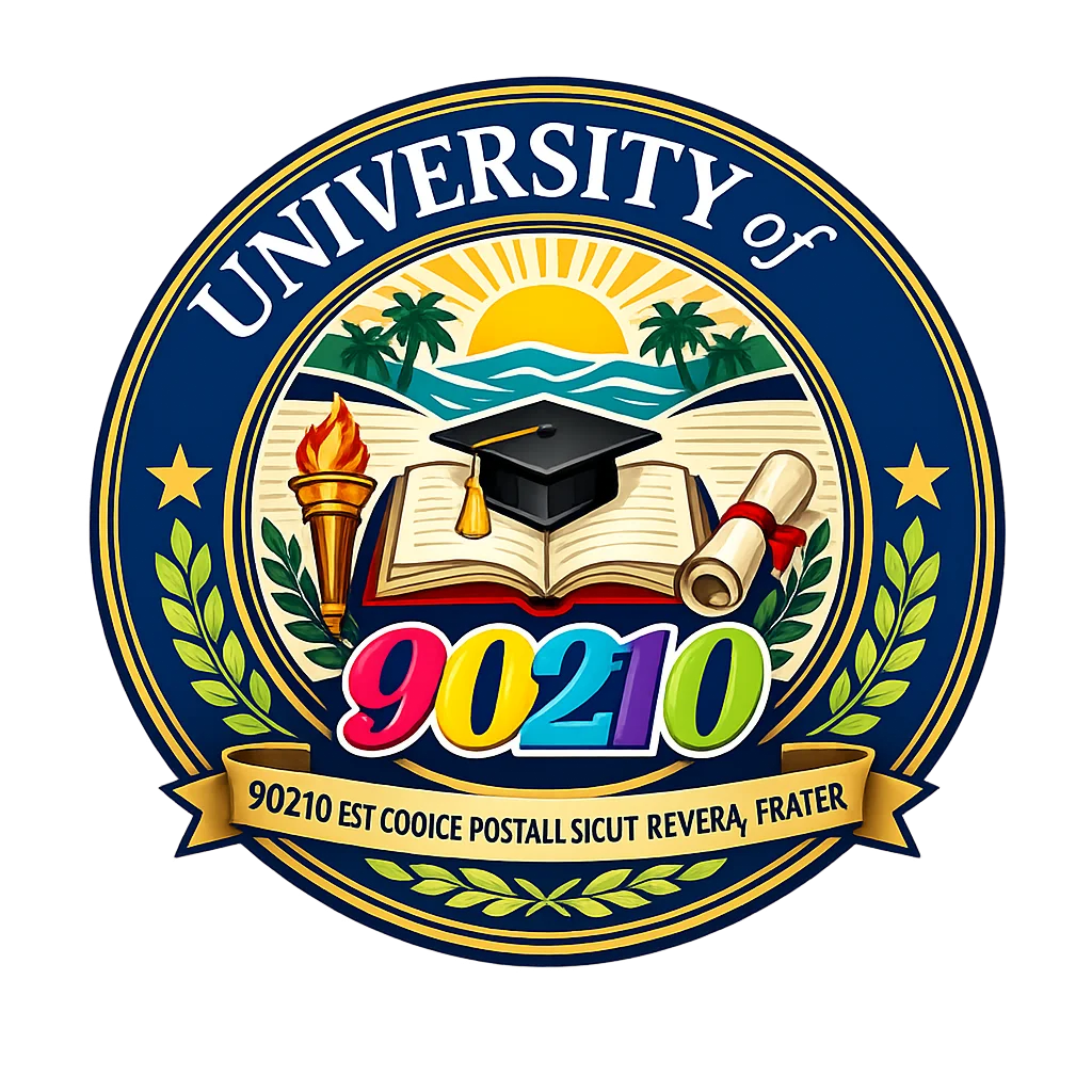 University of 90210 degree parchment product image (3)