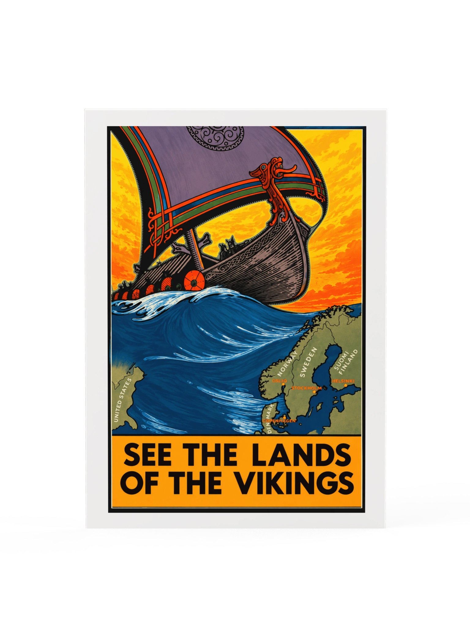 See the Lands of the Vikings Poster product image (2)