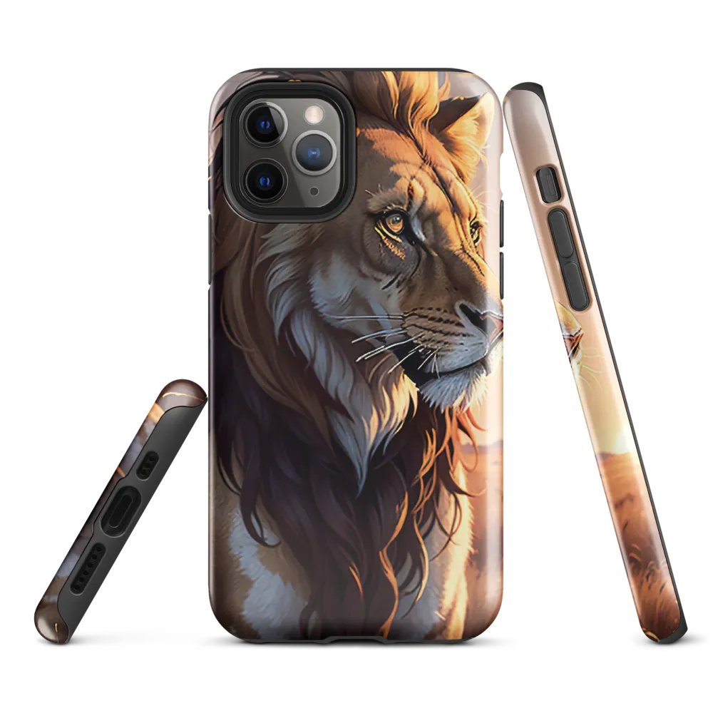 Majestic Lion iPhone Tough Case – Regal Wildlife Design product image (3)