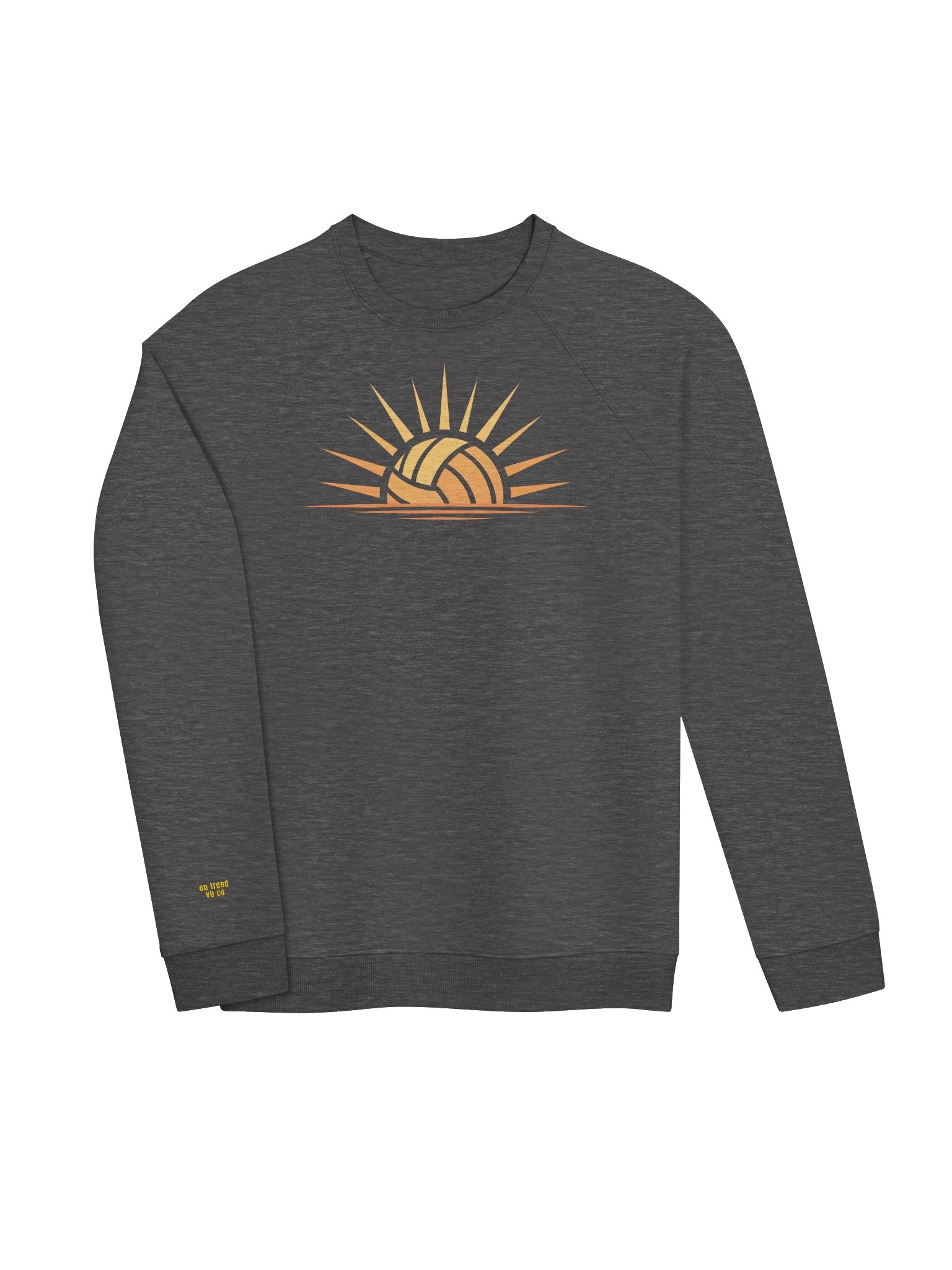 The Volleyball Sunrise Organic Raglan Crewneck product image (13)