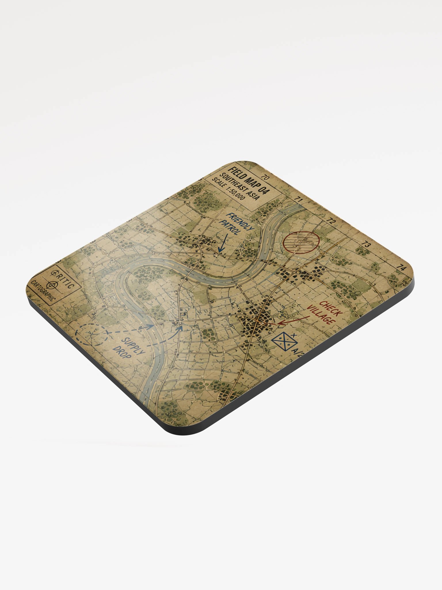 Vietnam Field Map – Tactical Coaster product image (3)