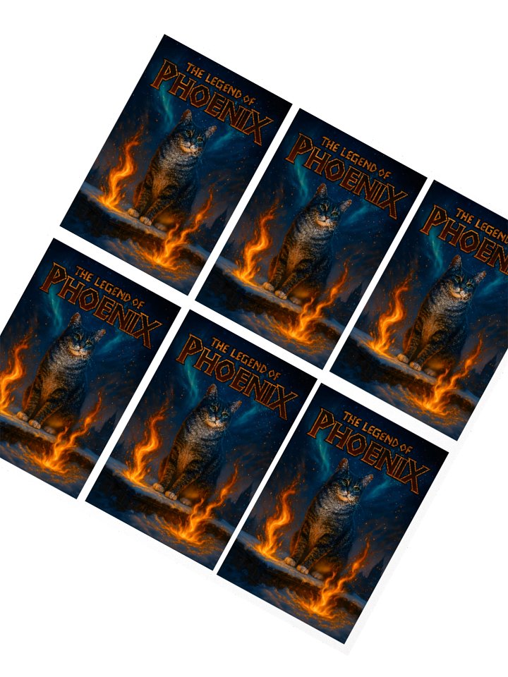 The Legend of Phoenix Official Album Cover Stickers product image (6)