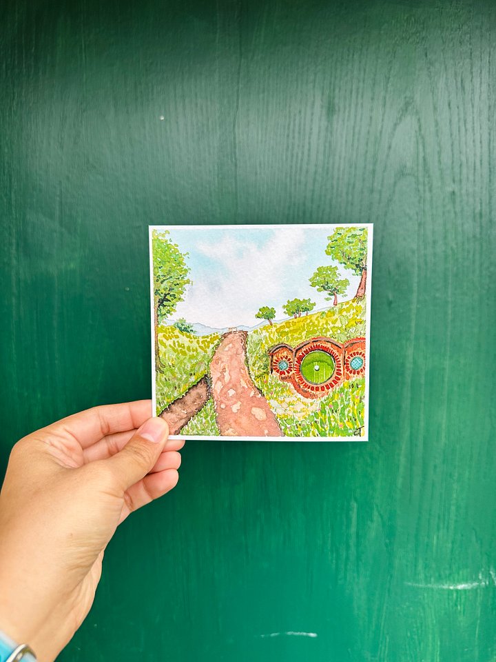 A House for a Hobbit Watercolor Print product image (1)