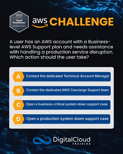 📣 AWS CHALLENGE - Test your knowledge

Know the answer? Post it in the comments below! 🙋