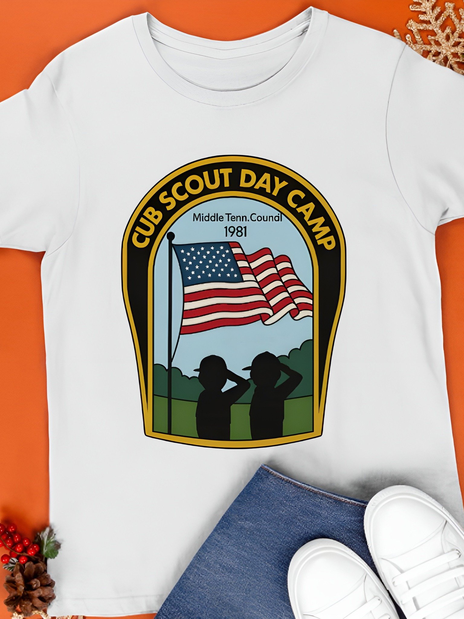 1981 Cub Scout Day Camp Sabrina Carpenter Shirt product image (1)