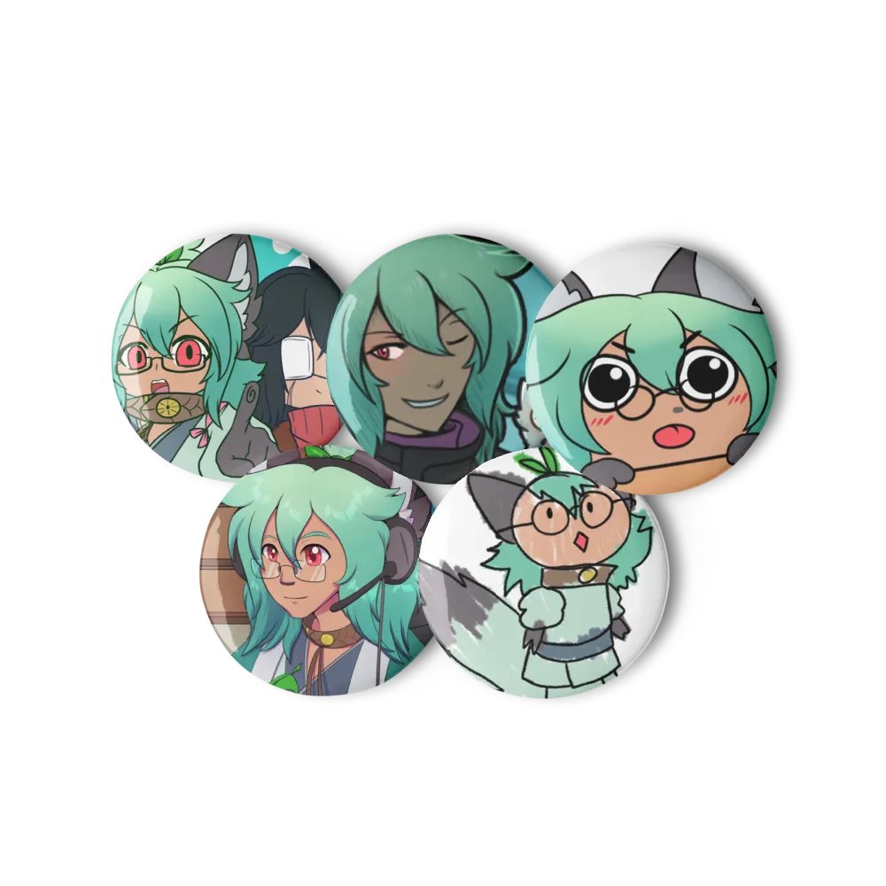 Saito Art Button Pins product image (11)