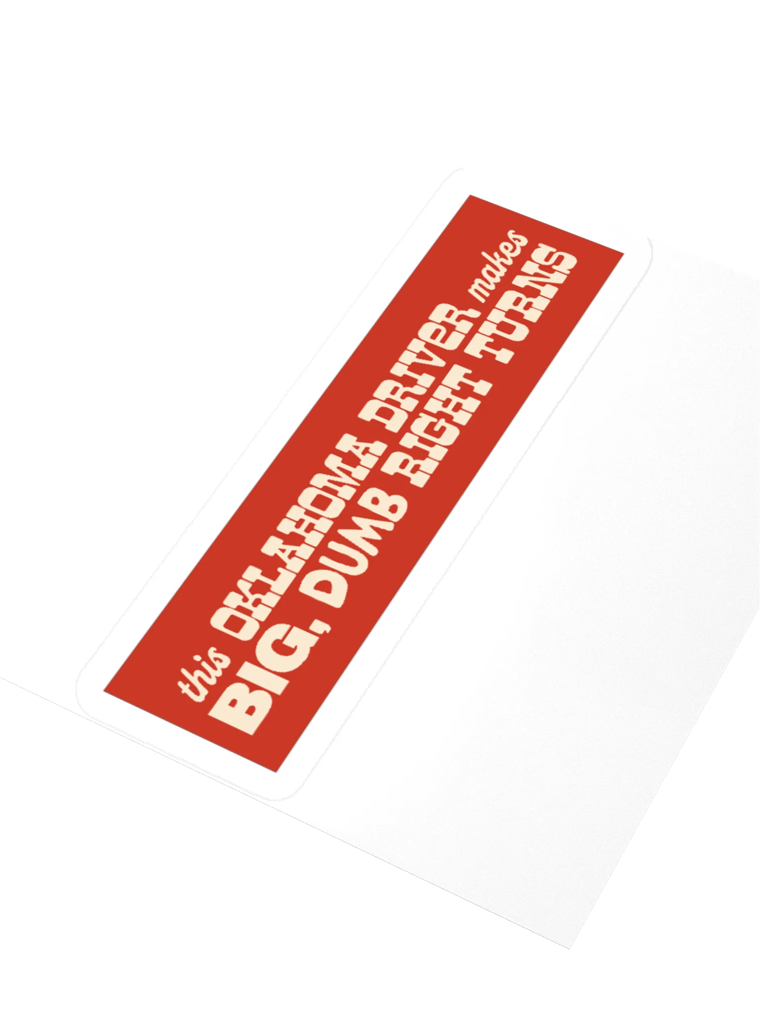 Big, Dumb Right Turns Sticker product image (9)
