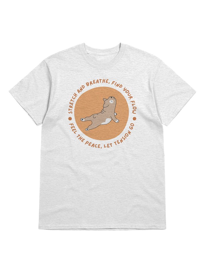 Pug Yoga Flow T-Shirt: Stretch and Breathe product image (1)