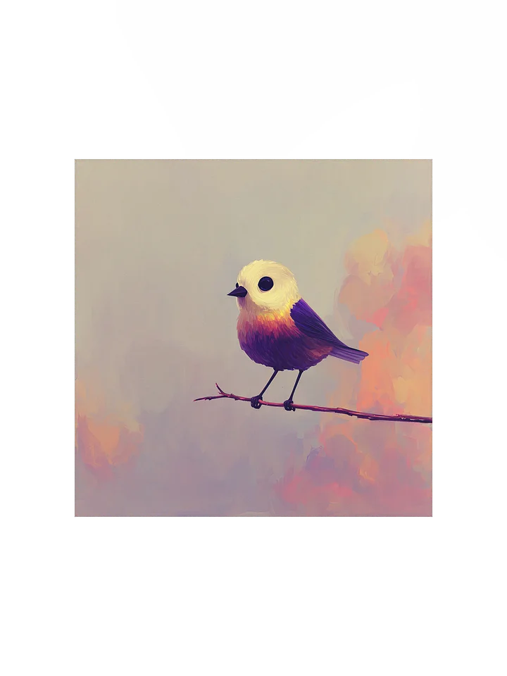 Purple Place: Whimsical Bird on Branch product image (3)