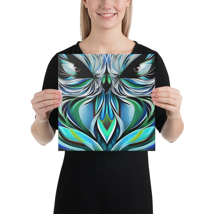 Fantasy Fractal Owl Art - v7 product image (2)