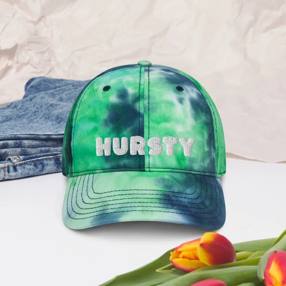 Hursty Tie-Dye Cap - White Text product image (8)