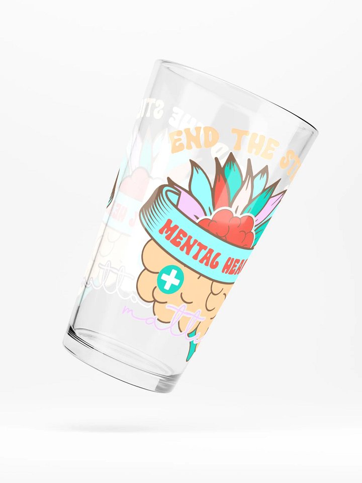 End The Stigma - Shaker Pint Glass product image (2)