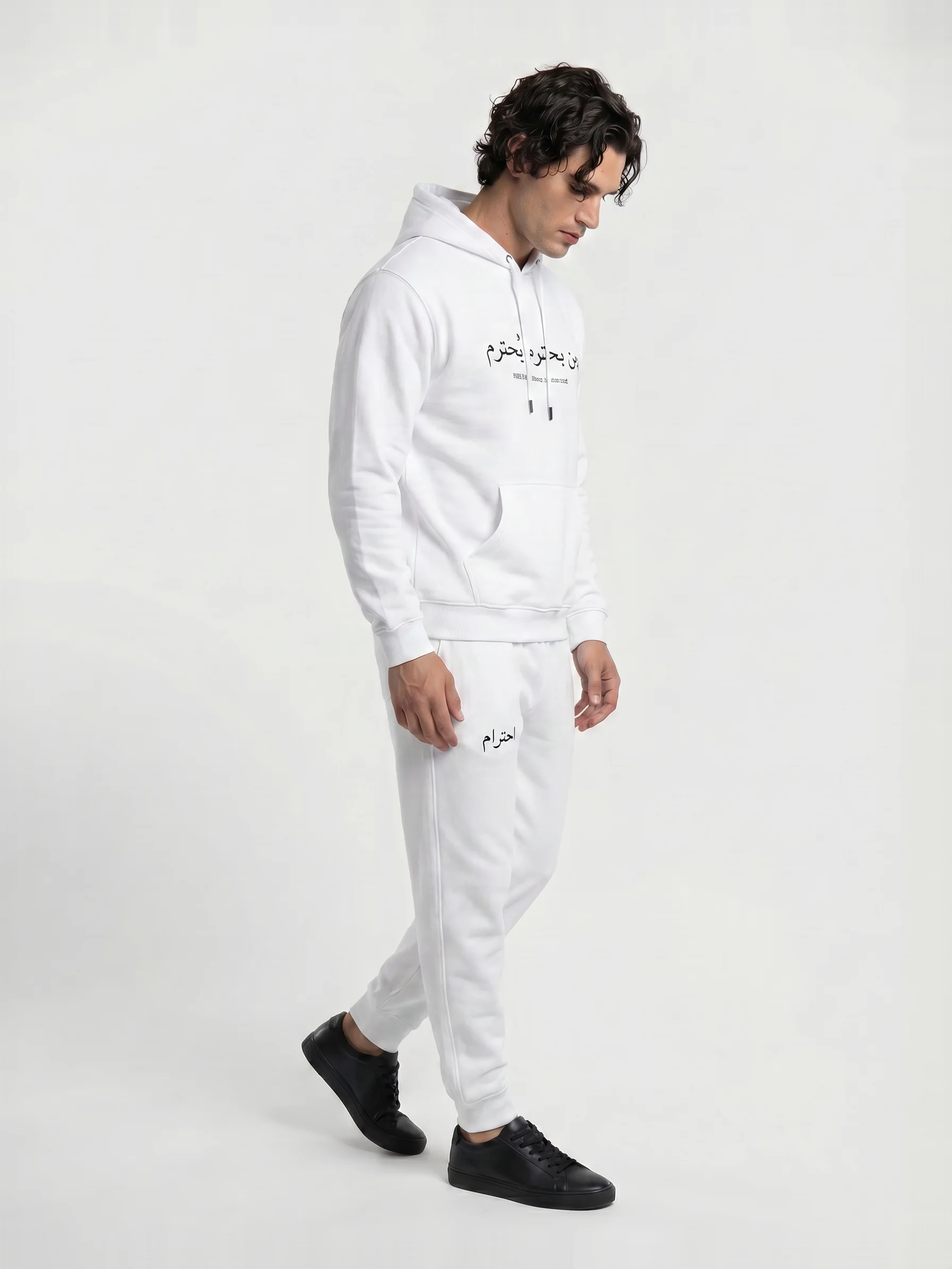 White Respect Hoodie product image (2)