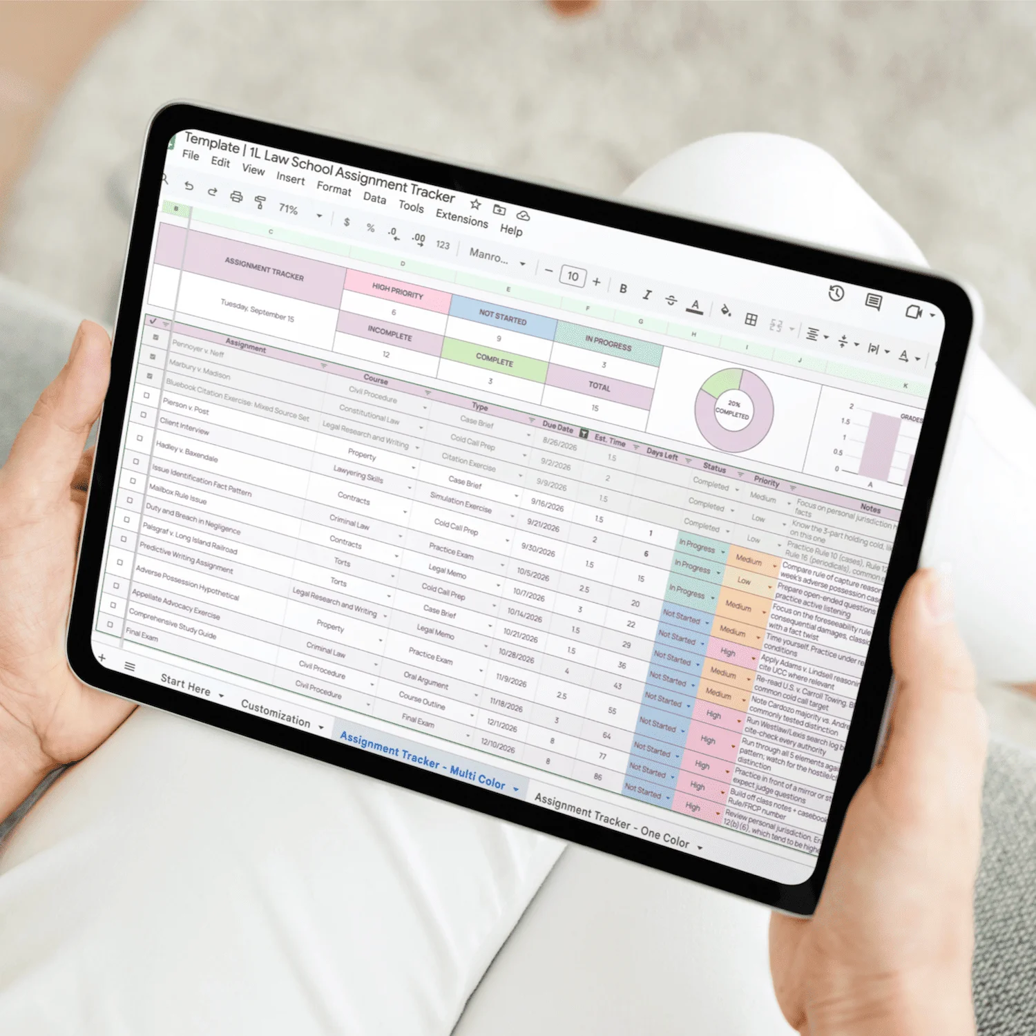 Law School Assignment Tracker L1 product image (11)