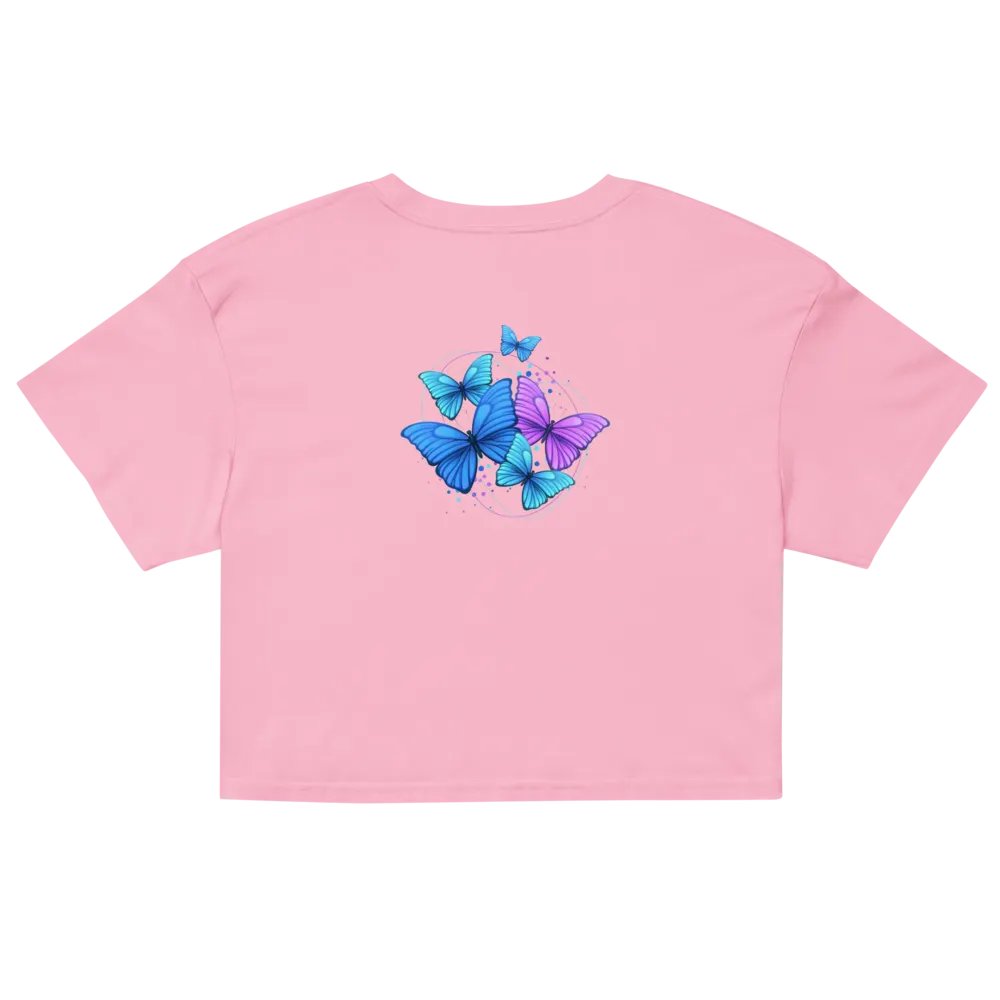Butterfly: Womens crop t-shirt product image (5)