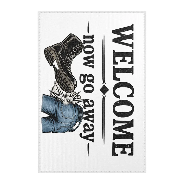 Comic Kick Graphic Area Rug product image (1)