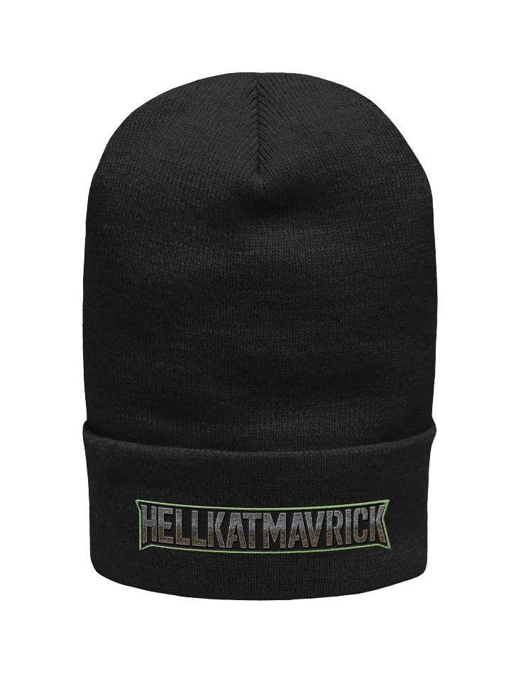HELLKATMAVRICK Textured Statement Beanie product image (1)