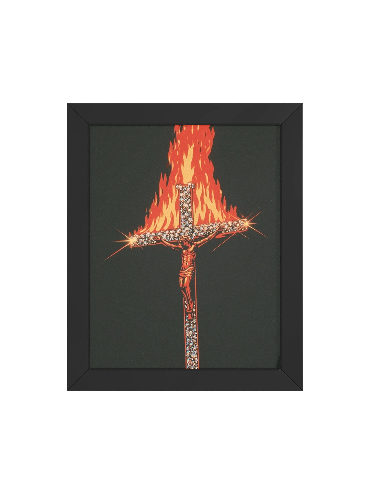 Diamond Cross - Framed Art Print product image (20)