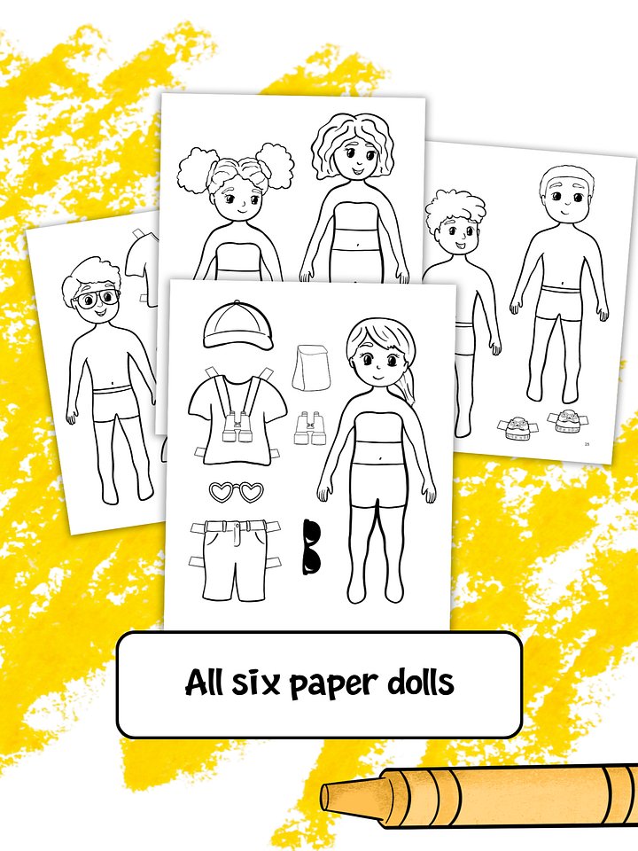 Paper Doll Bundle --Spring and Summer Collections product image (2)
