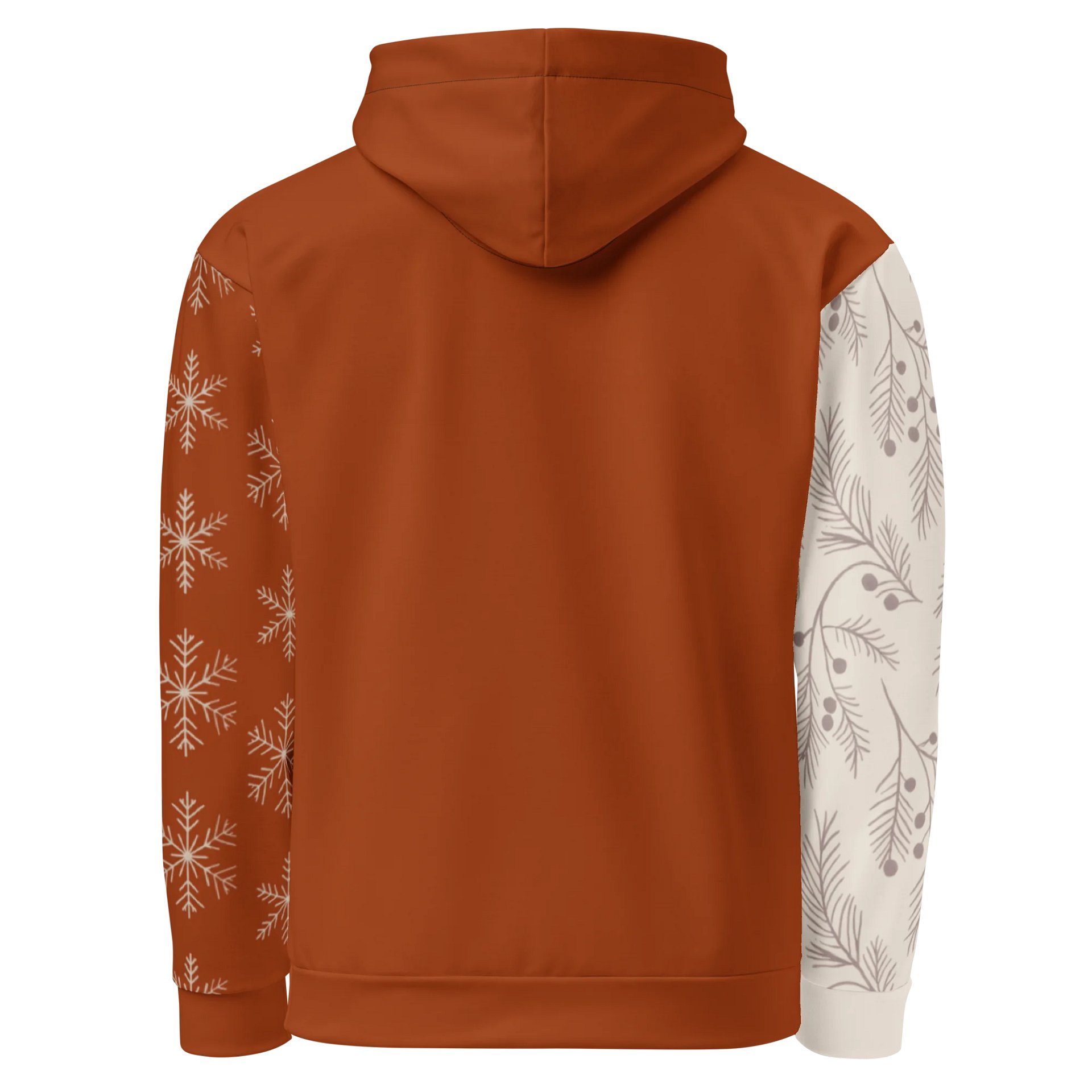 Terracotta Winter Reindeer Hoodie | Cozy Unisex Christmas product image (6)