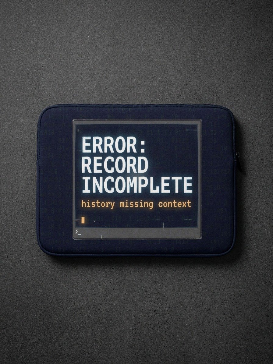 ERROR: RECORD INCOMPLETE Laptop Sleeve product image (2)
