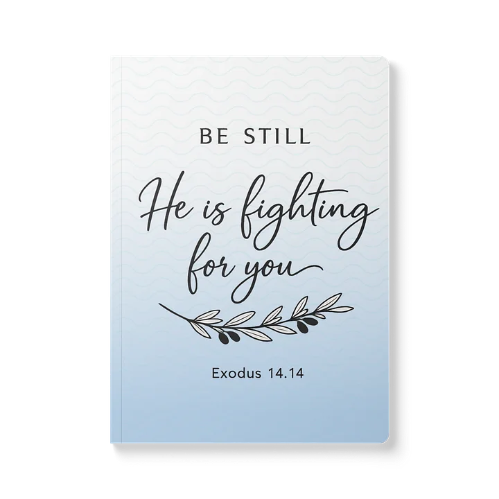 Be Still Christian Journal – Exodus 14:14 | Inspirational Faith Journal | Encouragement Gift product image (2)