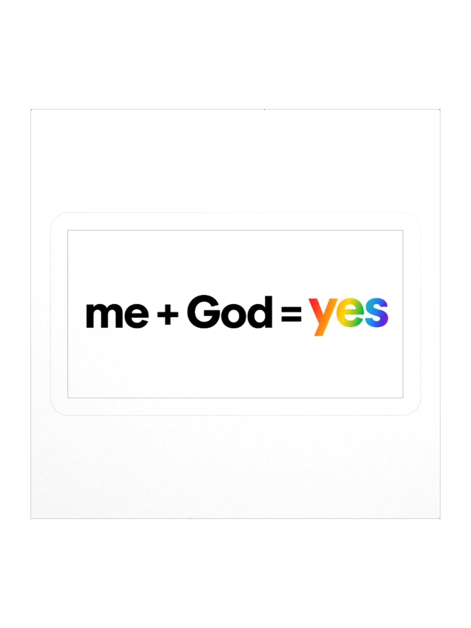 me + God = YES product image (3)