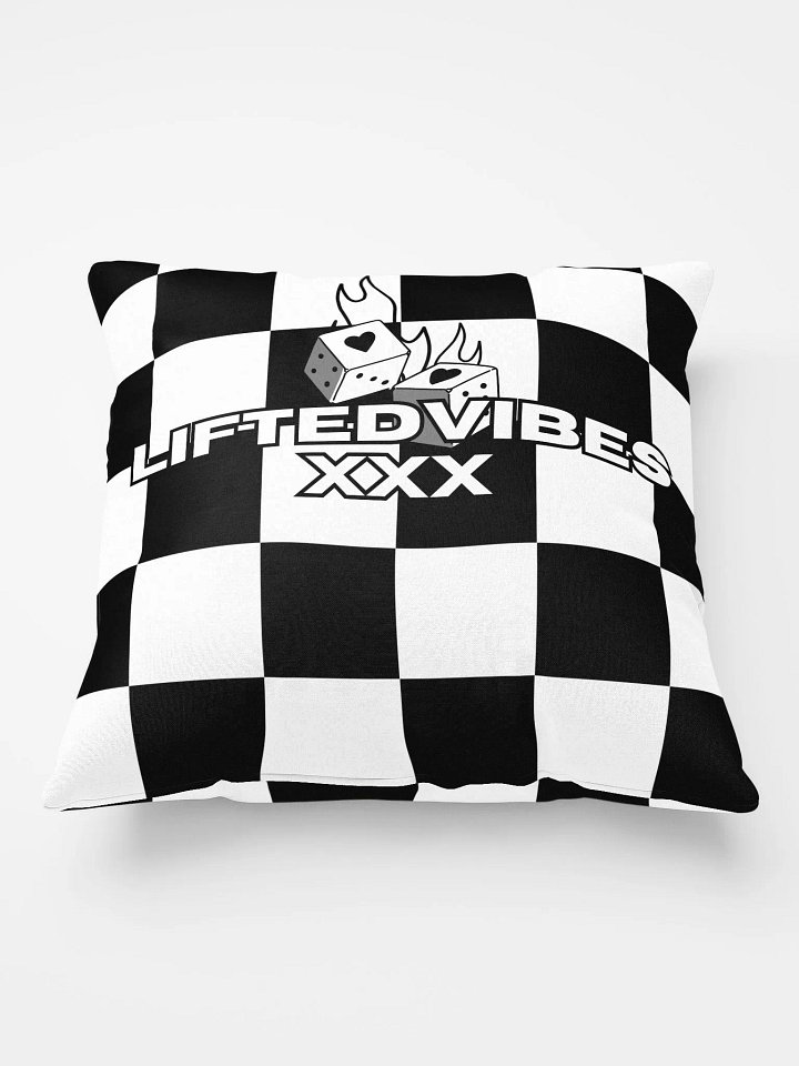 Checkered XXX Pillow product image (1)
